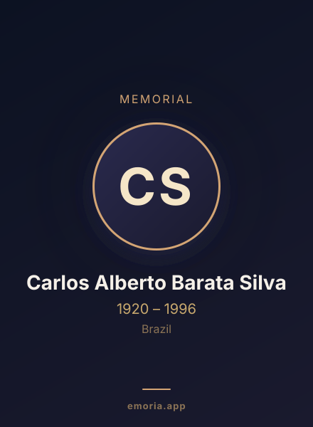 Memorial portrait of Carlos Alberto Barata Silva
