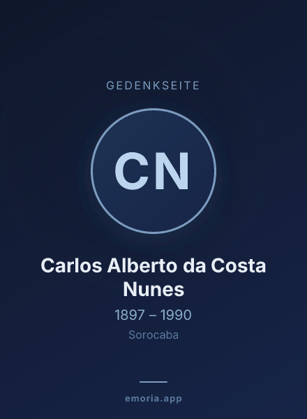 Gedenkportrait von Carlos Alberto da Costa Nunes
