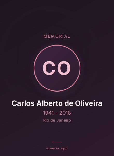 Memorial portrait of Carlos Alberto de Oliveira