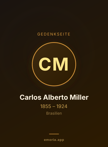Gedenkportrait von Carlos Alberto Miller