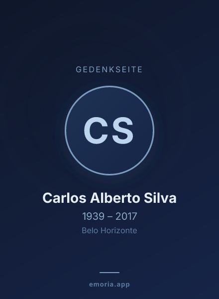 Gedenkportrait von Carlos Alberto Silva
