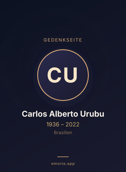 Gedenkportrait von Carlos Alberto Urubu