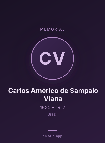 Memorial portrait of Carlos Américo de Sampaio Viana