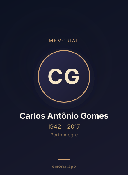 Memorial portrait of Carlos Antônio Gomes