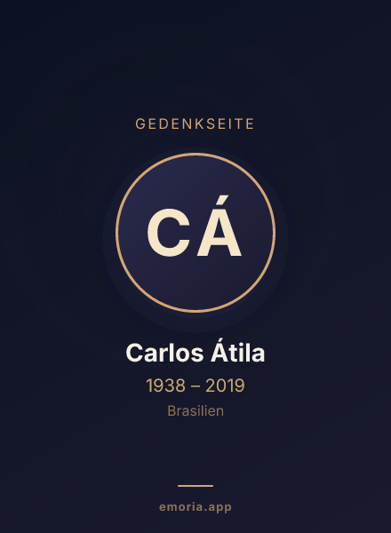 Gedenkportrait von Carlos Átila