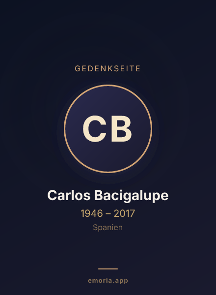Gedenkportrait von Carlos Bacigalupe