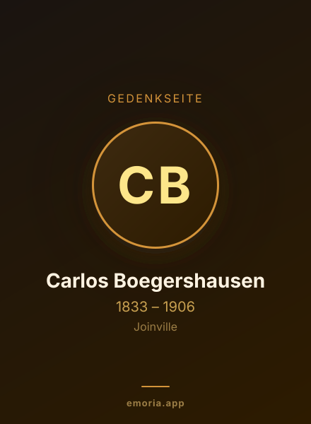 Gedenkportrait von Carlos Boegershausen