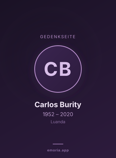 Gedenkportrait von Carlos Burity