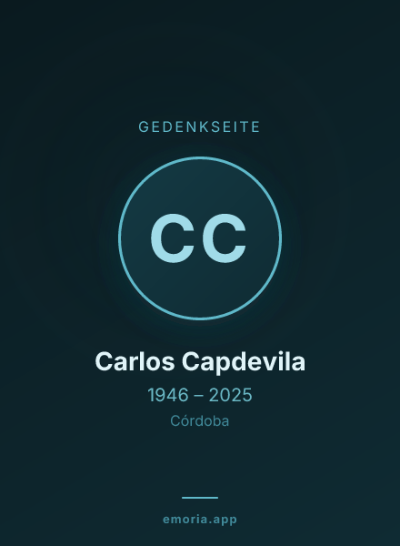Gedenkportrait von Carlos Capdevila