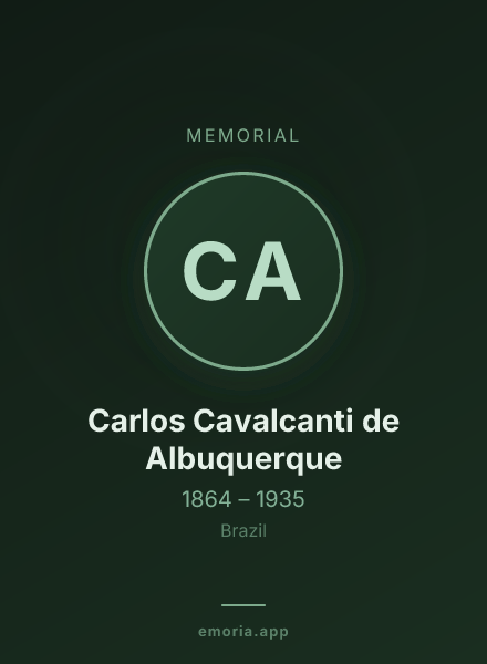 Memorial portrait of Carlos Cavalcanti de Albuquerque