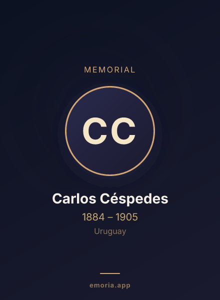 Memorial portrait of Carlos Céspedes