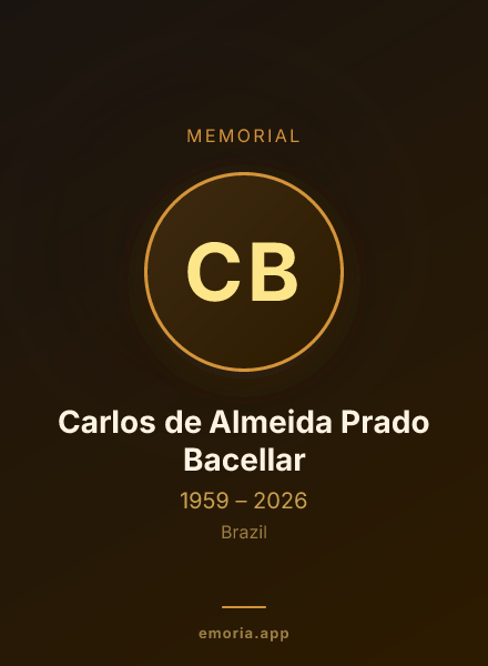 Memorial portrait of Carlos de Almeida Prado Bacellar