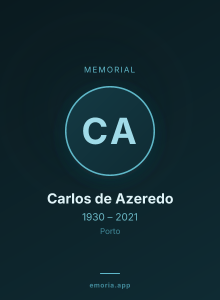 Memorial portrait of Carlos de Azeredo