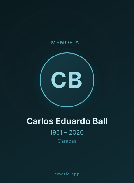 Memorial portrait of Carlos Eduardo Ball