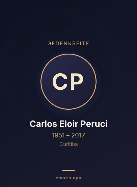 Gedenkportrait von Carlos Eloir Peruci