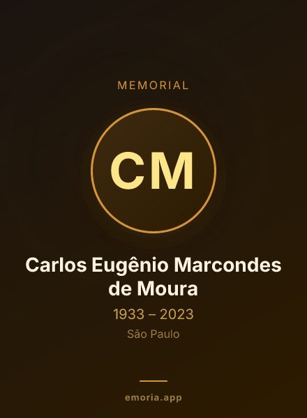 Memorial portrait of Carlos Eugênio Marcondes de Moura
