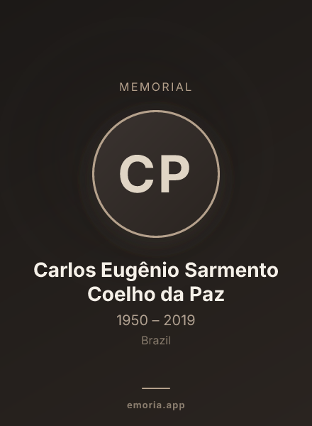 Memorial portrait of Carlos Eugênio Sarmento Coelho da Paz