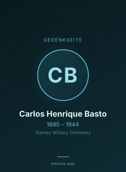 Gedenkportrait von Carlos Henrique Basto