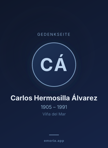 Gedenkportrait von Carlos Hermosilla Álvarez