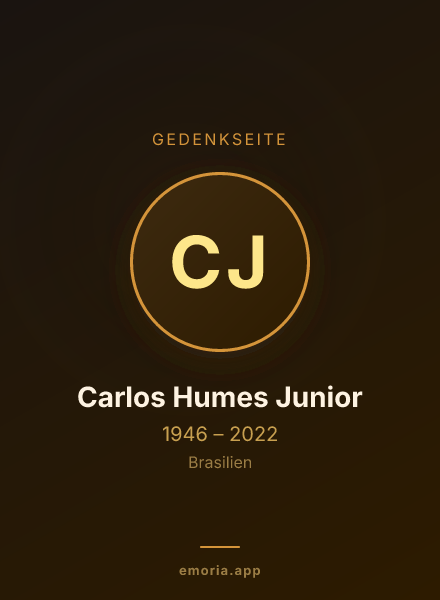 Gedenkportrait von Carlos Humes Junior
