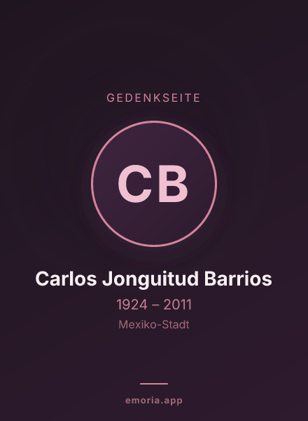 Gedenkportrait von Carlos Jonguitud Barrios