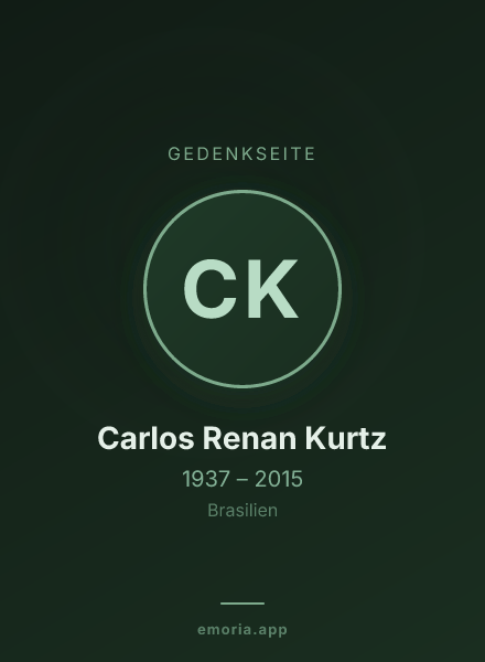 Gedenkportrait von Carlos Renan Kurtz