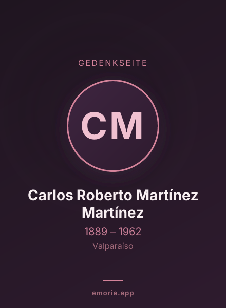 Gedenkportrait von Carlos Roberto Martínez Martínez