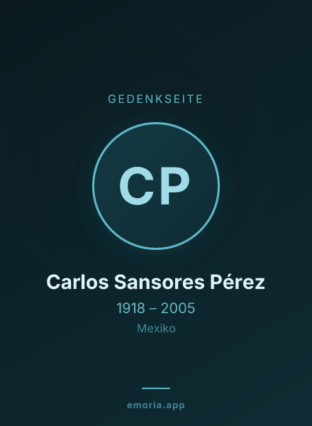 Gedenkportrait von Carlos Sansores Pérez