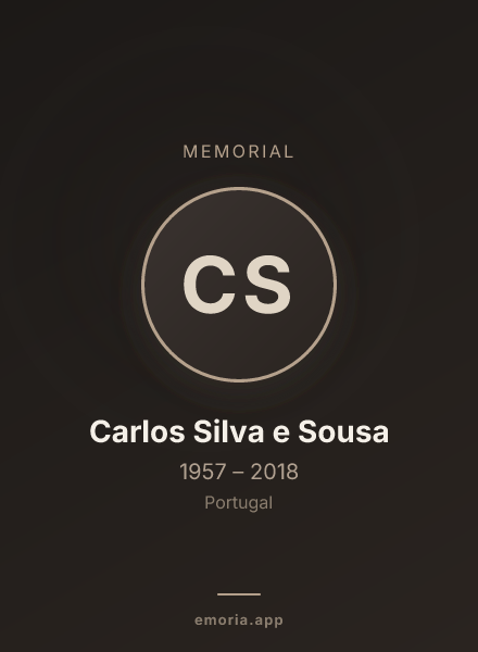 Memorial portrait of Carlos Silva e Sousa