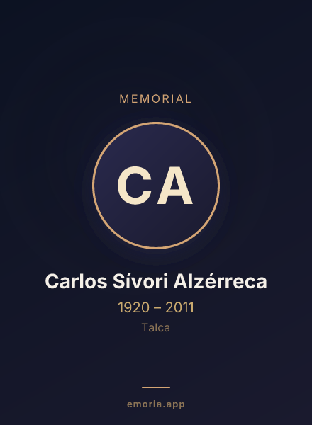 Memorial portrait of Carlos Sívori Alzérreca