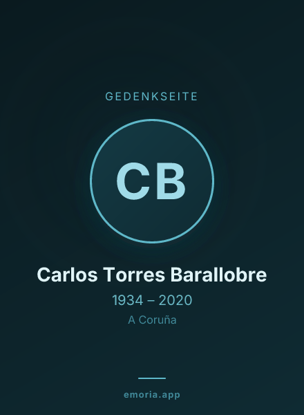 Gedenkportrait von Carlos Torres Barallobre