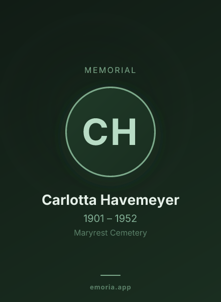 Memorial portrait of Carlotta Havemeyer
