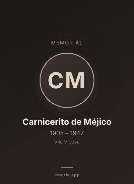 Memorial portrait of Carnicerito de Méjico
