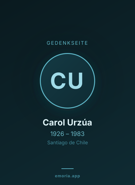 Gedenkportrait von Carol Urzúa