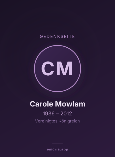 Gedenkportrait von Carole Mowlam