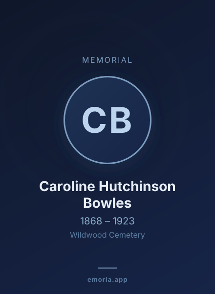 Memorial portrait of Caroline Hutchinson Bowles