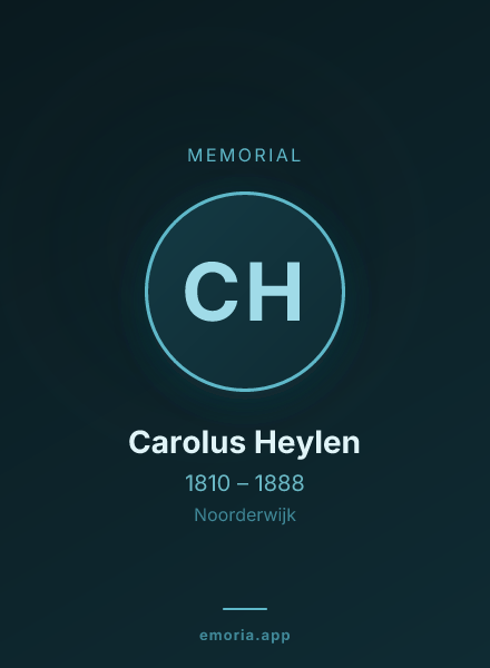 Memorial portrait of Carolus Heylen