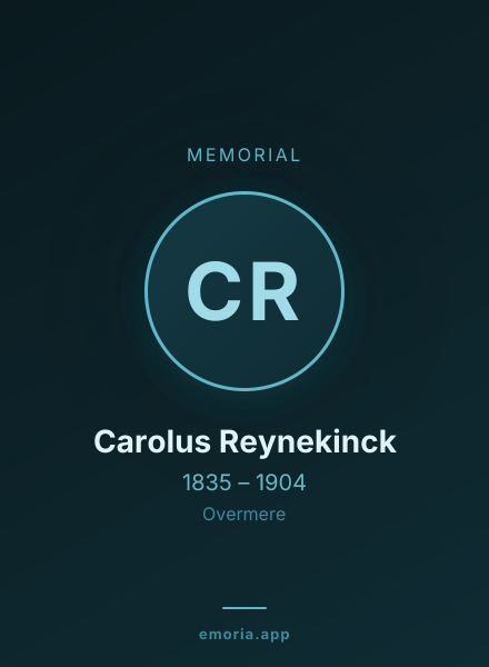 Memorial portrait of Carolus Reynekinck