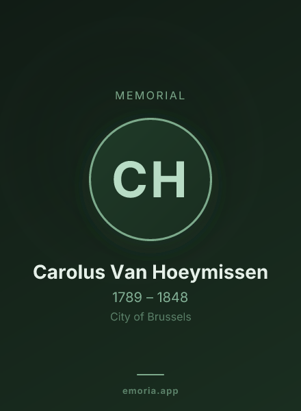 Memorial portrait of Carolus Van Hoeymissen