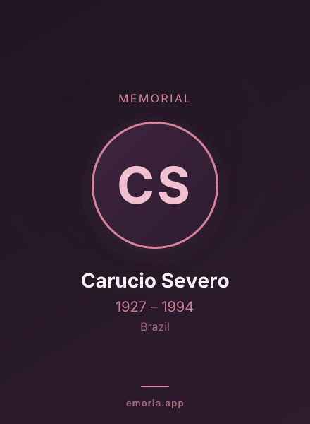 Memorial portrait of Carucio Severo