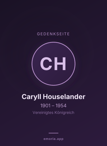 Gedenkportrait von Caryll Houselander