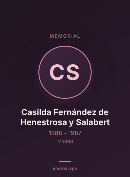Memorial portrait of Casilda Fernández de Henestrosa y Salabert