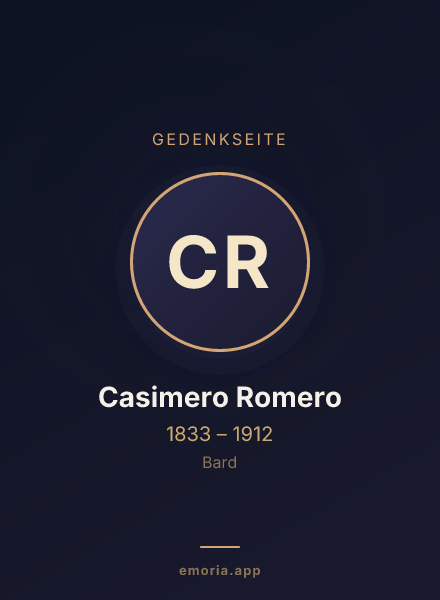 Gedenkportrait von Casimero Romero