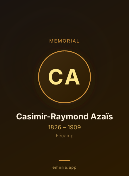 Memorial portrait of Casimir-Raymond Azaïs