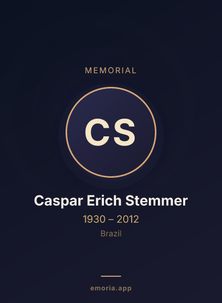 Memorial portrait of Caspar Erich Stemmer