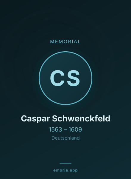 Memorial portrait of Caspar Schwenckfeld