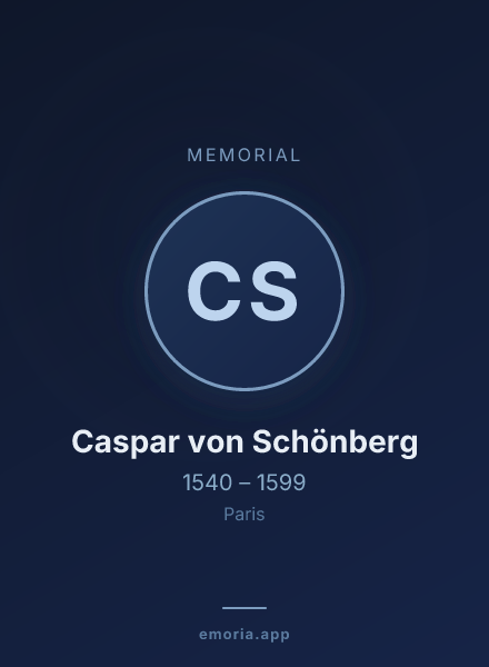 Memorial portrait of Caspar von Schönberg