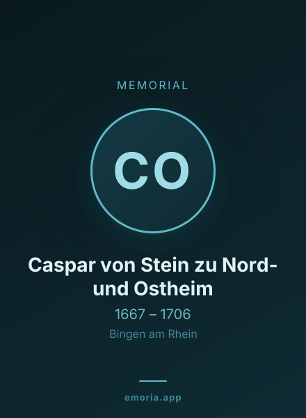 Memorial portrait of Caspar von Stein zu Nord- und Ostheim