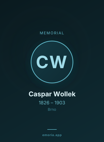 Memorial portrait of Caspar Wollek