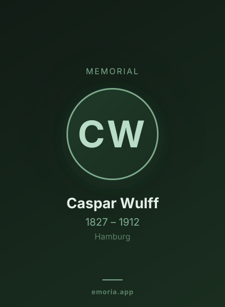 Memorial portrait of Caspar Wulff